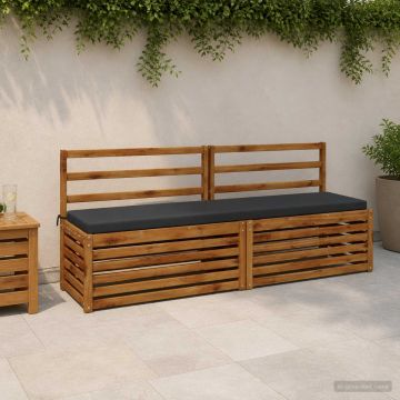 Cuscino per panchina SOEST 100% Poliestere Antracite