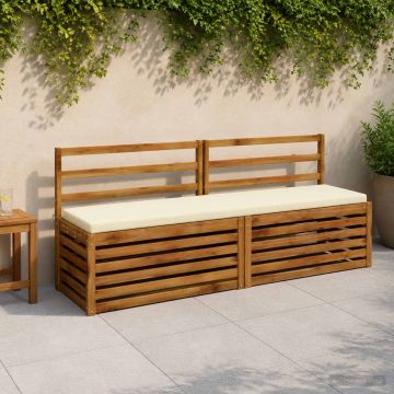 Cuscino per panchina SOEST 100% Poliestere Crema
