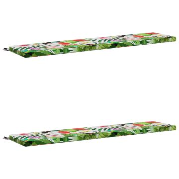 Cuscini per Panchina a 2 Pezzi SOEST 2 pz 100% Poliestere