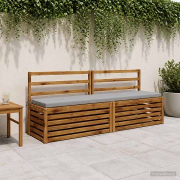 Cuscino per panchina SOEST 100% Poliestere Grigio