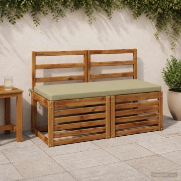 Cuscino per panchina SOEST 100% Poliestere Verde chiaro