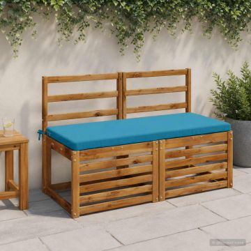 Cuscino per panchina SOEST 100% Poliestere Azzurro