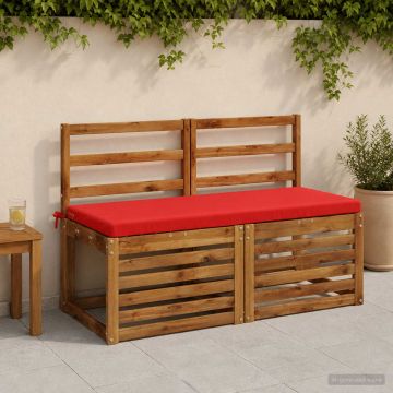 Cuscino per panchina SOEST 100% Poliestere Rosso