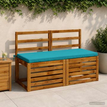 Cuscino per panchina SOEST 100% Poliestere Turchese