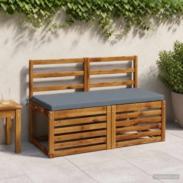 Cuscino per panchina SOEST 100% Poliestere Blu 120 x 50 x 5 cm