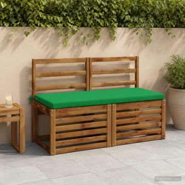 Cuscino per panchina SOEST 100% Poliestere Verde