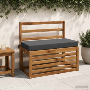 Cuscino per panchina SOEST 100% Poliestere Antracite