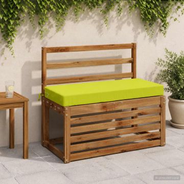 Cuscino per panchina SOEST 100% Poliestere Verde brillante.