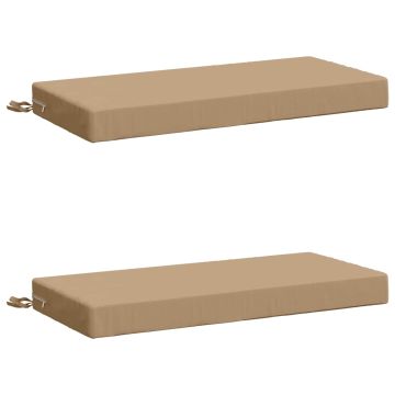 Cuscini per Panchina a 2 Pezzi SOEST 2 pz 100% Poliestere