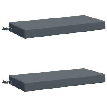 Cuscini per Panchina a 2 Pezzi SOEST 2 pz 100% Poliestere Blu
