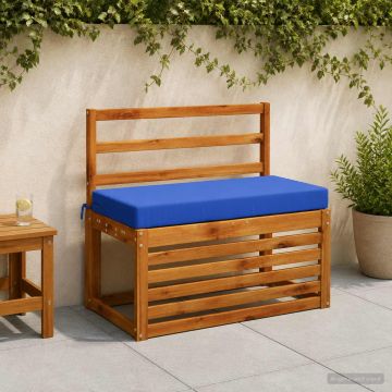 Cuscino per panchina SOEST 100% Poliestere Blu Reale