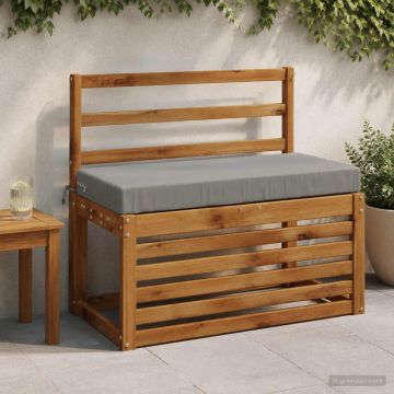 Cuscino per panchina SOEST 100% Poliestere Grigio