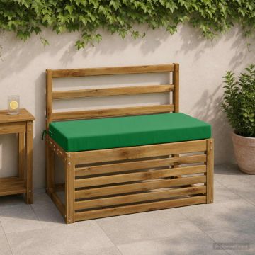 Cuscino per panchina SOEST 100% Poliestere Verde 80 x 40 x 8 cm