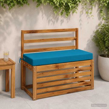 Cuscino per panchina SOEST 100% Poliestere Azzurro