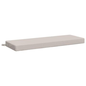 Cuscino per panchina SOEST 100% Poliestere Bianco