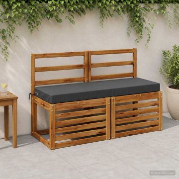 Cuscino per panchina SOEST 100% Poliestere Antracite