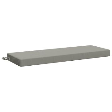 Cuscino per panchina SOEST 100% Poliestere Grigio