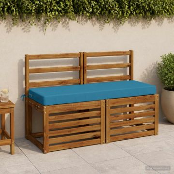 Cuscino per panchina SOEST 100% Poliestere Azzurro