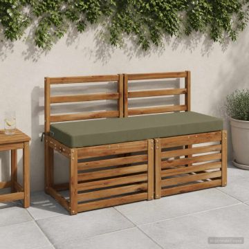 Cuscino per panchina SOEST 100% Poliestere Verde Oliva