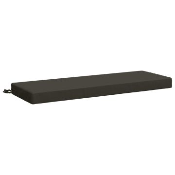 Cuscino per panchina SOEST 100% Poliestere Antracite