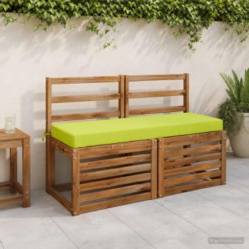 Cuscino per panchina SOEST 100% Poliestere Verde brillante.