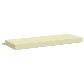 Cuscino per panchina SOEST 100% Poliestere Crema