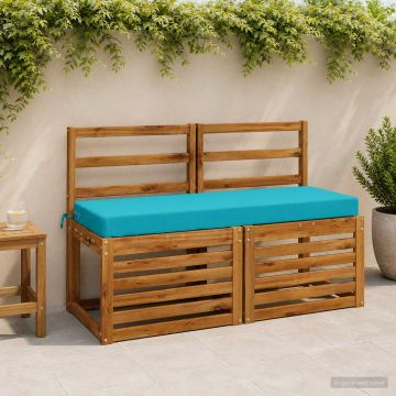 Cuscino per panchina SOEST 100% Poliestere Turchese