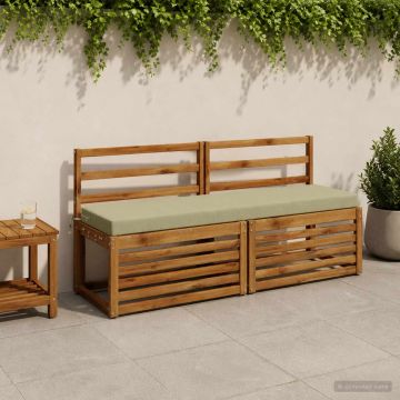 Cuscino per panchina SOEST 100% Poliestere Verde chiaro