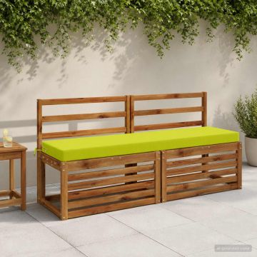 Cuscino per panchina SOEST 100% Poliestere Verde brillante.