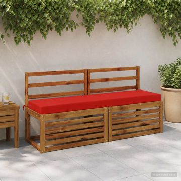 Cuscino per panchina SOEST 100% Poliestere Rosso