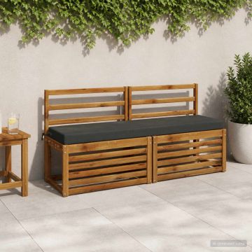 Cuscino per panchina SOEST 100% Poliestere Antracite