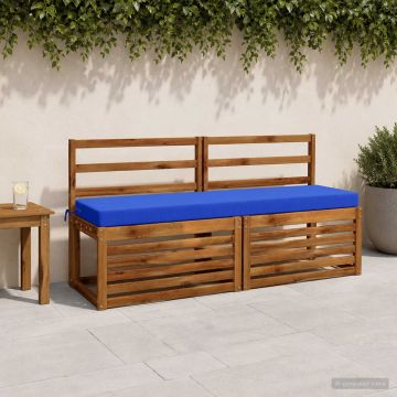 Cuscino per panchina SOEST 100% Poliestere Blu Reale