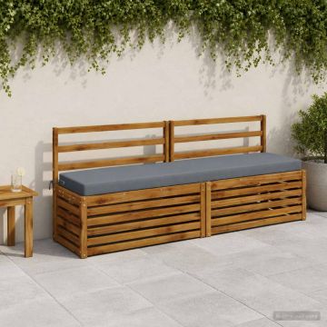 Cuscino per panchina SOEST 100% Poliestere Blu 170 x 40 x 8 cm