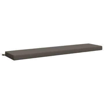 Cuscino per panchina SOEST 100% Poliestere Grigio