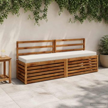 Cuscini per Panchina a 2 Pezzi SOEST 2 pz 100% Poliestere