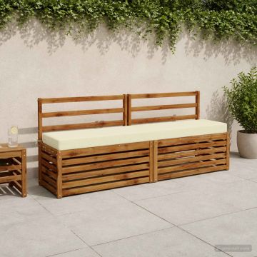 Cuscino per panchina SOEST 100% Poliestere Crema