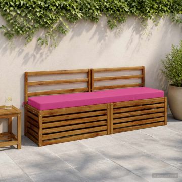 Cuscino per panchina SOEST 100% Poliestere Rosa 180 x 40 x 8 cm