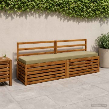 Cuscino per panchina SOEST 100% Poliestere Verde chiaro