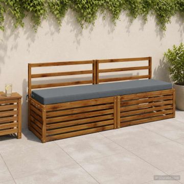 Cuscino per panchina SOEST 100% Poliestere Blu 200 x 40 x 8 cm