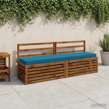 Cuscino per panchina SOEST 100% Poliestere Azzurro