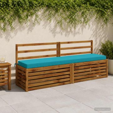 Cuscino per panchina SOEST 100% Poliestere Turchese
