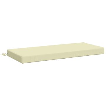 Cuscino per panchina SOEST 100% Poliestere Crema