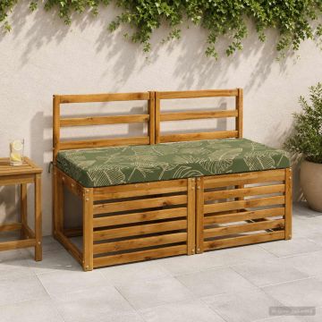 Cuscino per panchina SOEST 100% Poliestere Design a foglia