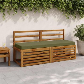 Cuscino per panchina SOEST 100% Poliestere Verde Oliva
