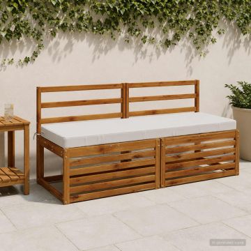 Cuscino per panchina SOEST 100% Poliestere Bianco