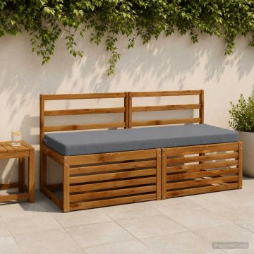 Cuscino per panchina SOEST 100% Poliestere Blu 140 x 50 x 8 cm