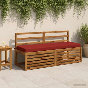 Cuscino per panchina SOEST 100% Poliestere Rosso