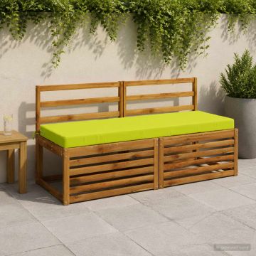 Cuscino per panchina SOEST 100% Poliestere Verde brillante.
