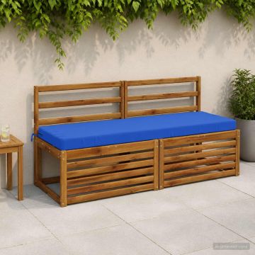 Cuscino per panchina SOEST 100% Poliestere Blu Reale