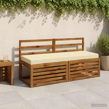 Cuscino per panchina SOEST 100% Poliestere Crema